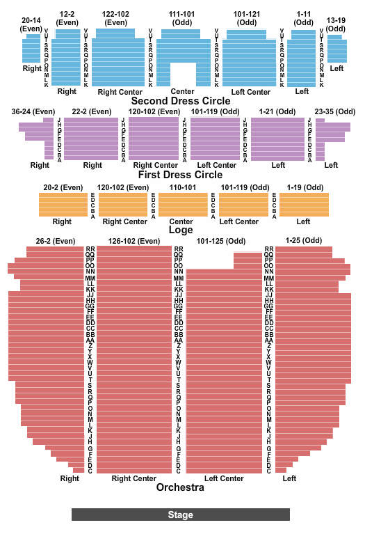 Providence Performing Arts Center Andrew Schulz Seating Chart